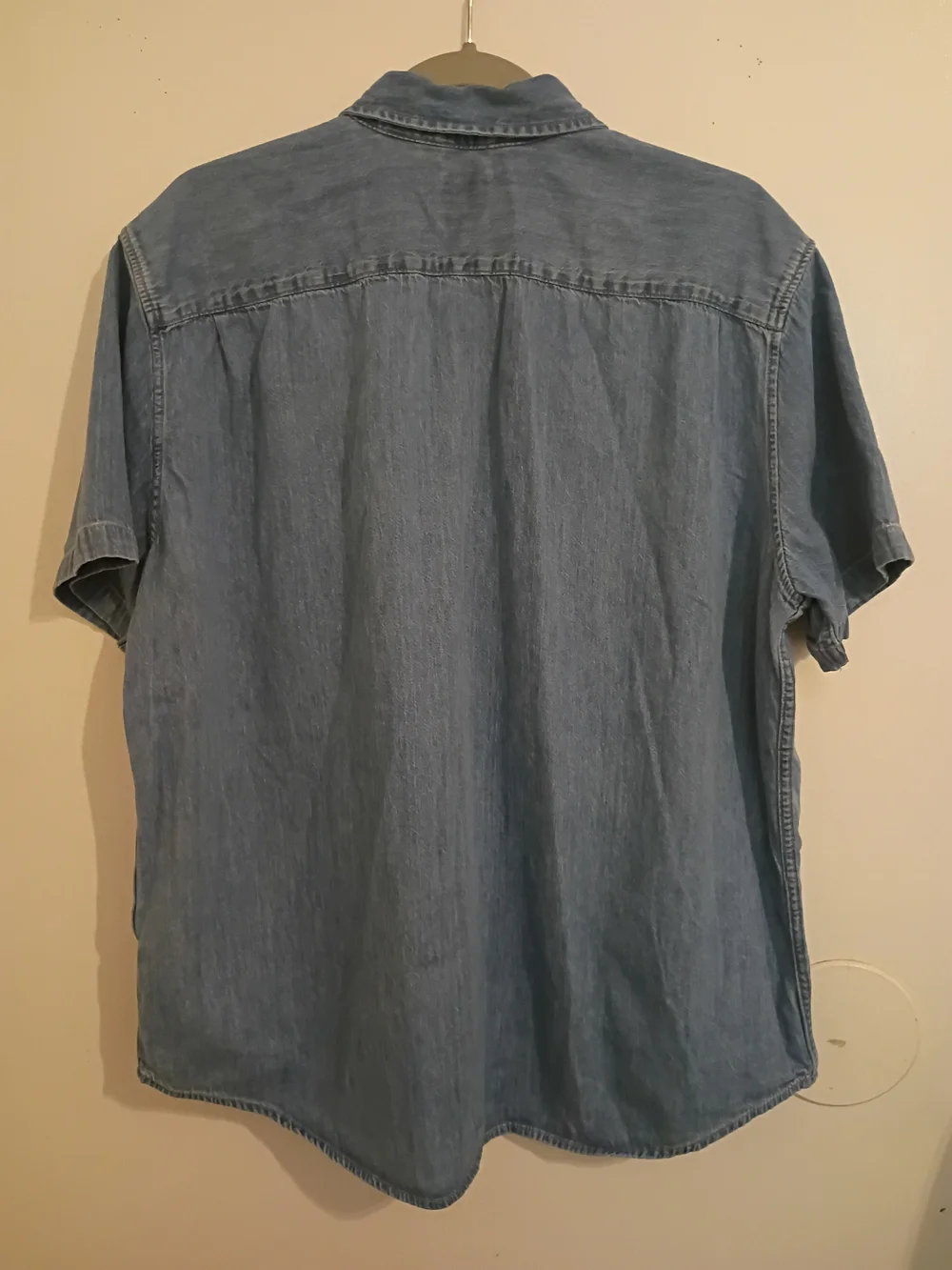 Levi's Men's Light Blue Denim Short Sleeve Shirt Sz XL